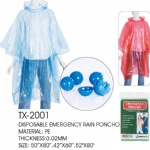 PVC/PE/EVA rainwear, poncho